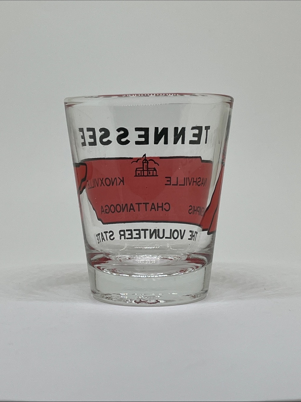 Tennessee Red Souvenir Shot Glass - Volunteer State - Picture 4 of 4